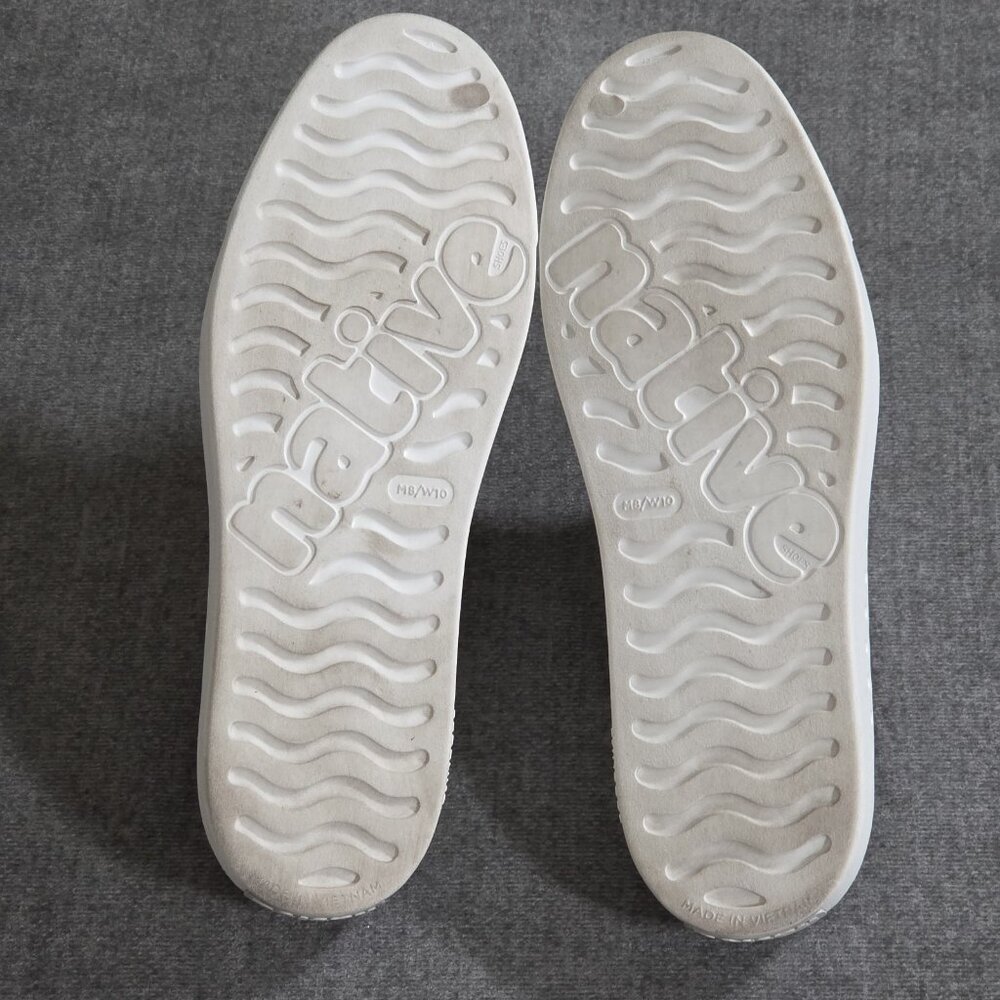 Native Jefferson Sugarlite Clogs Slip On Shoes Mens US 8 Women US 10 White Beach - Picture 10 of 16